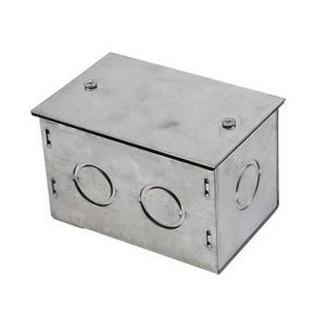 Caja A-01 100x65x65mm Pre-Galvanizada Metalica